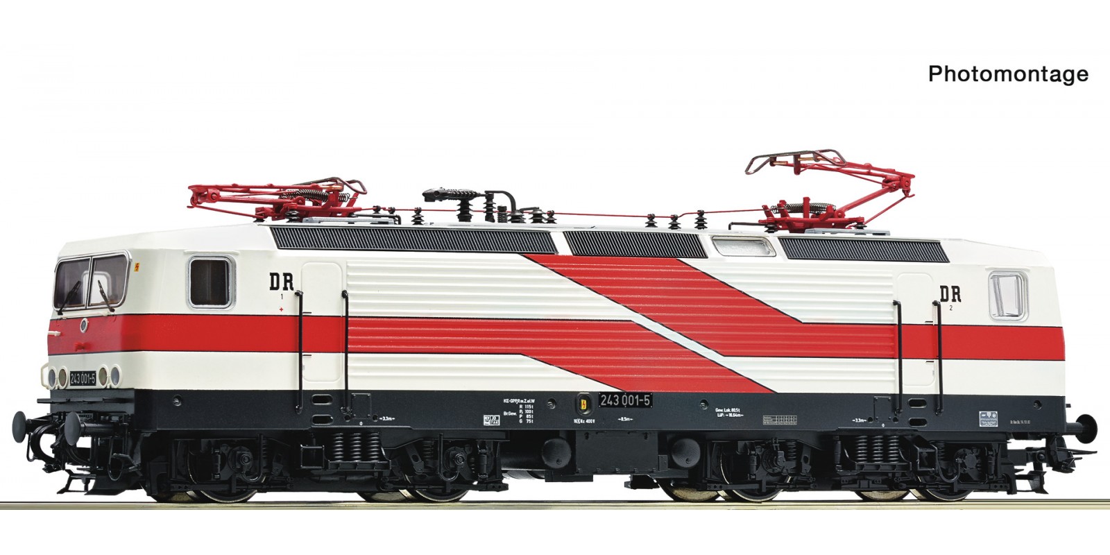 RO7510025 Electric locomotive 243 001-5, DR