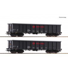 RO76001 2-piece set: Open freight wagon, Ermewa