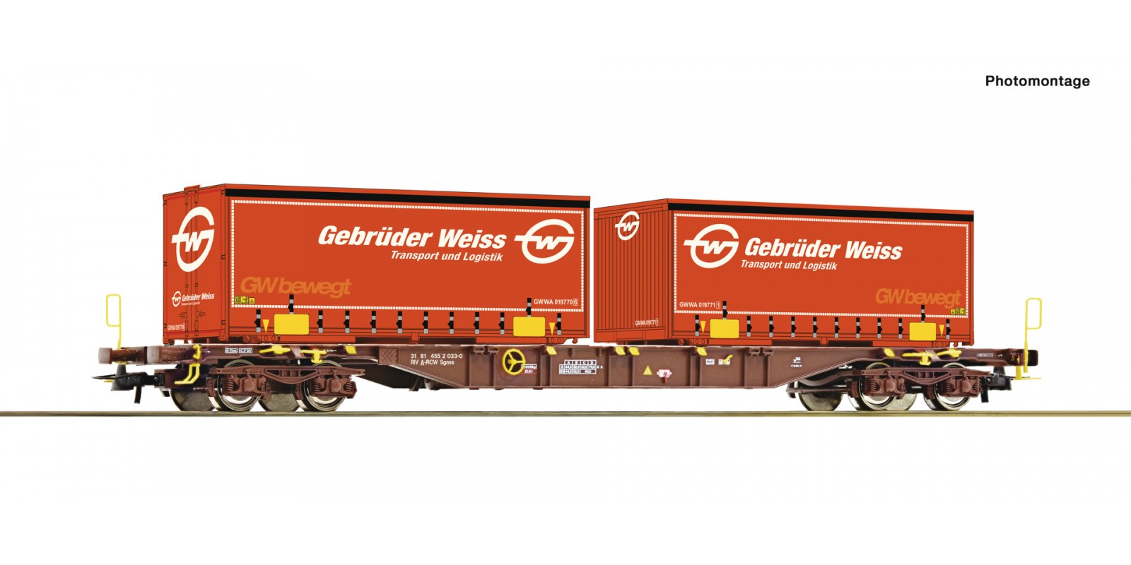 RO77344 Container carrier wagon, ÖBB