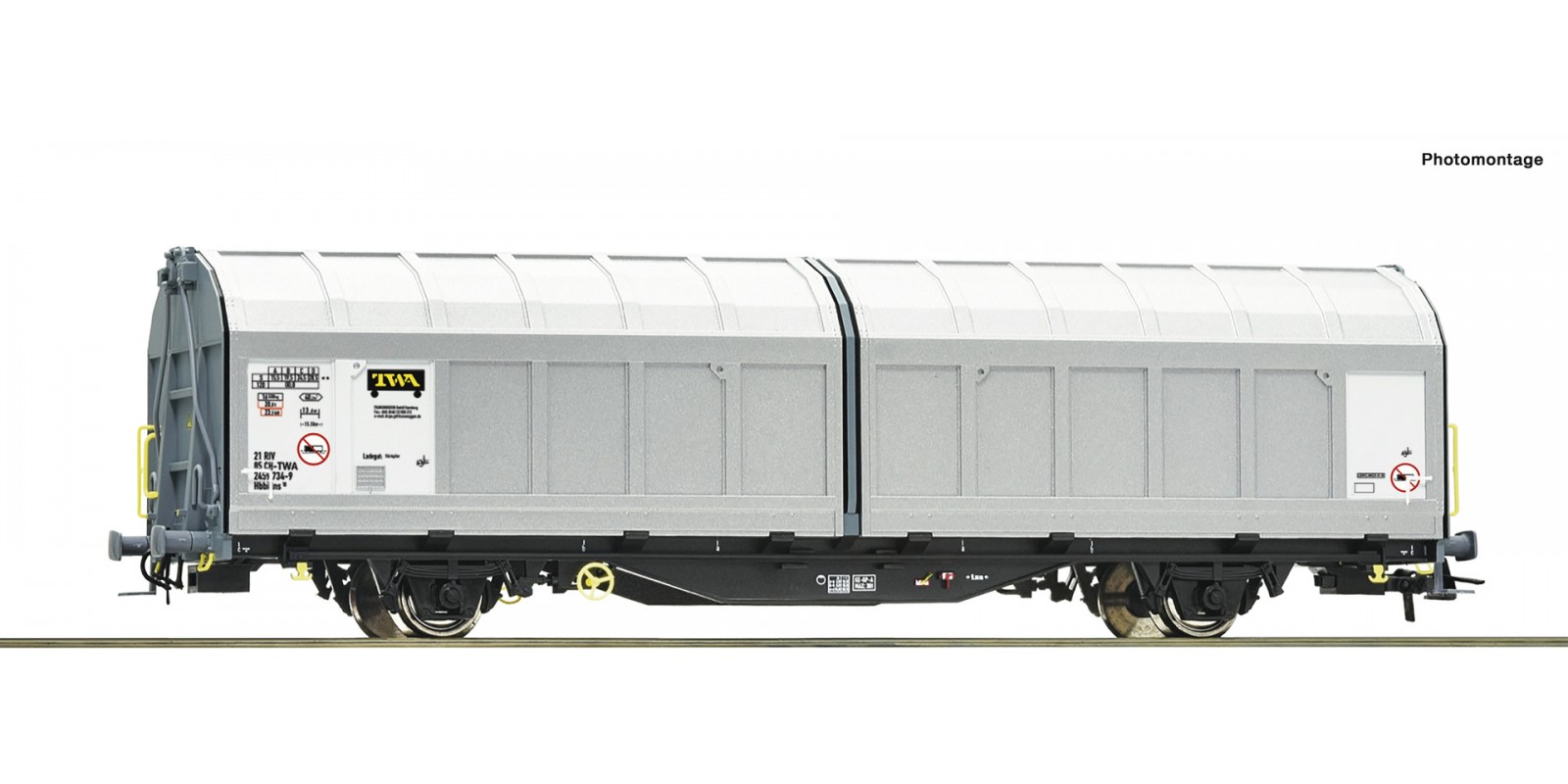 RO77495 Sliding-wall wagon, Transwaggon/SBB Cargo