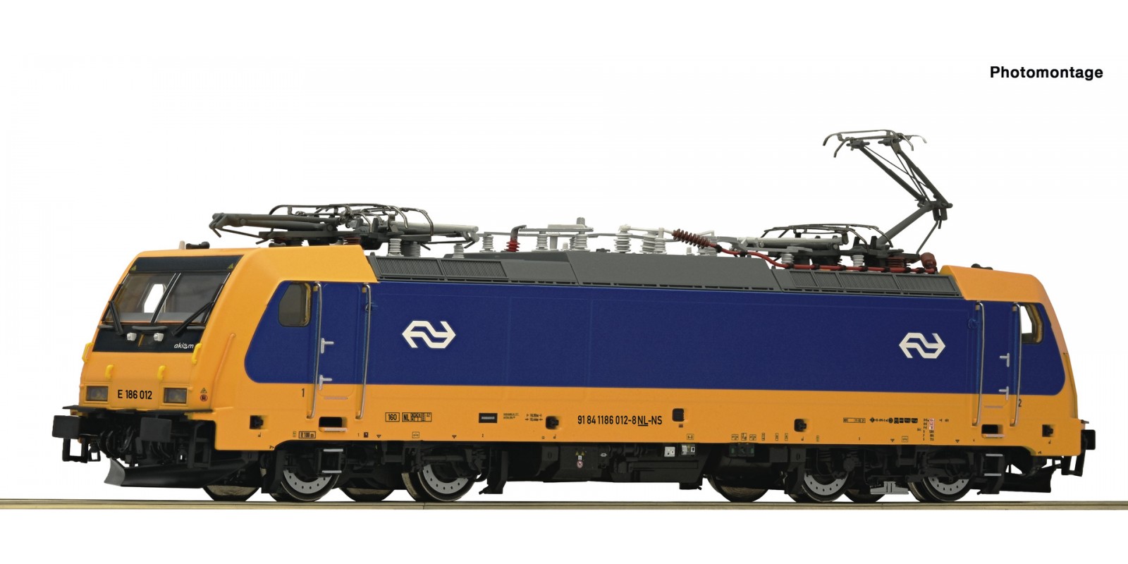 RO78654 Electric locomotive E 186 012, NS