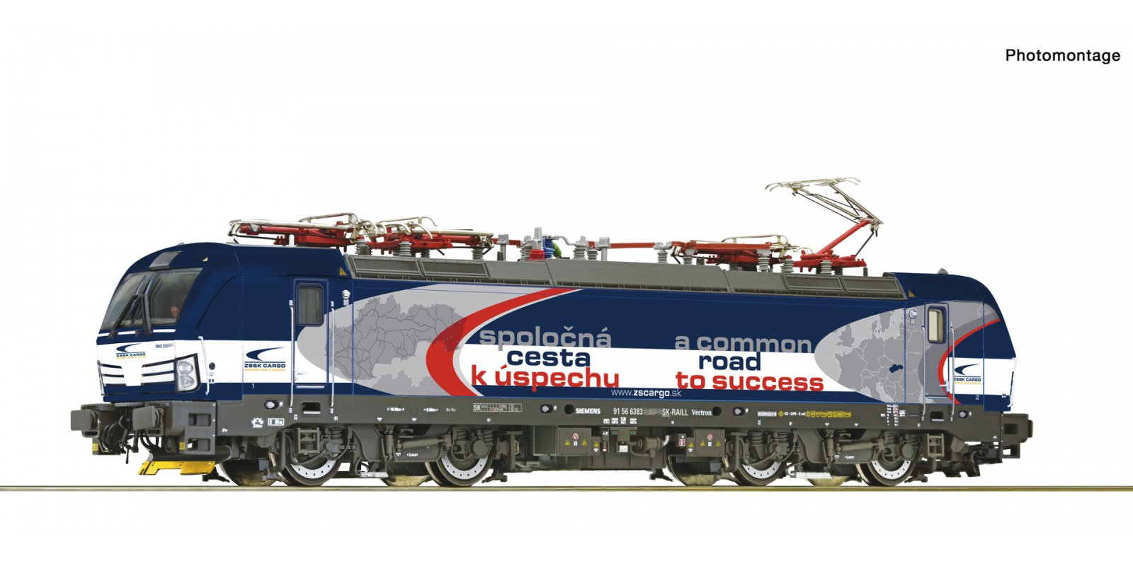 RO78688 Electric locomotive 383 204-5, ZSSK Cargo