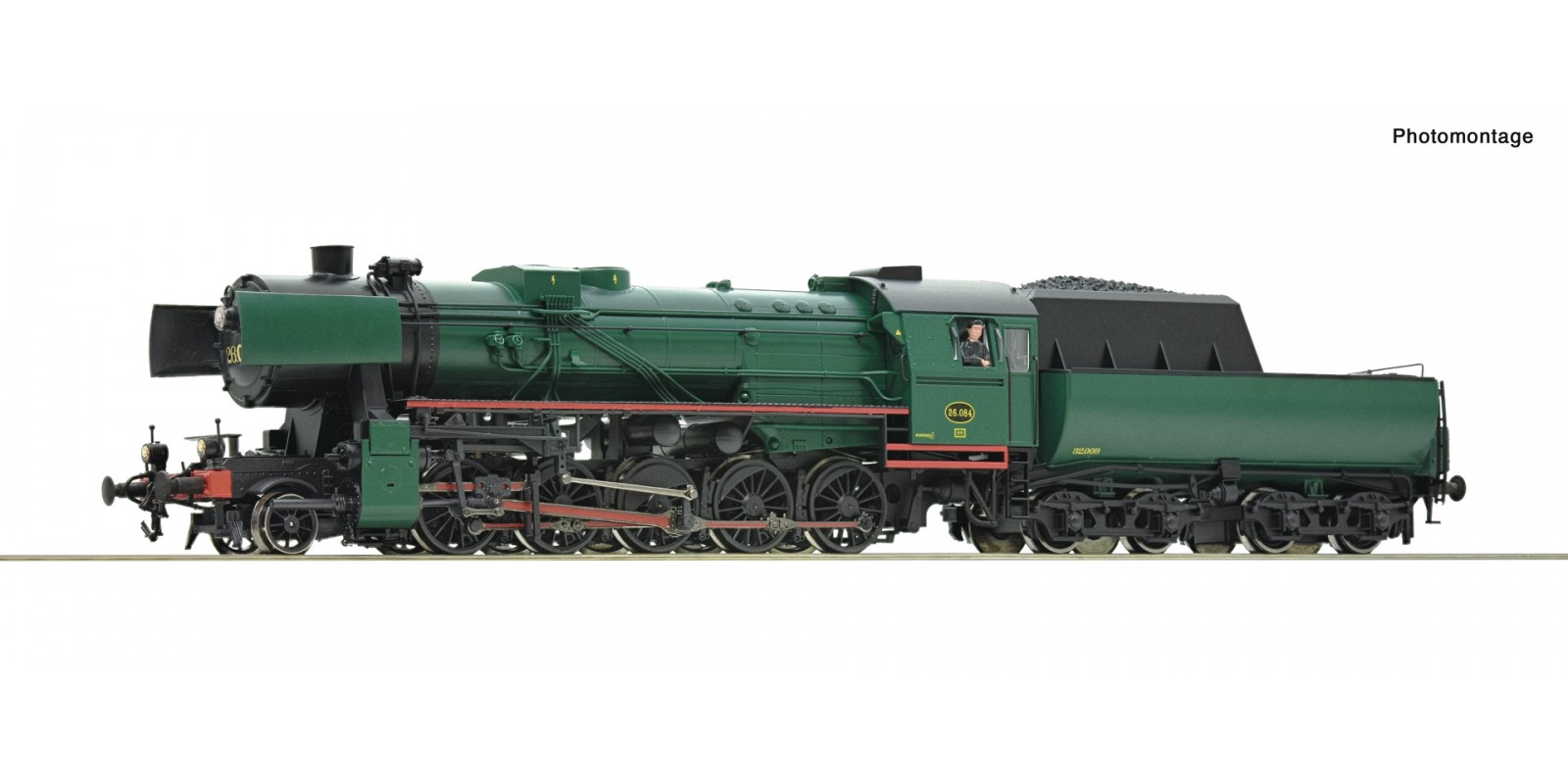RO70043 Steam locomotive 26.084,  SNCB                     