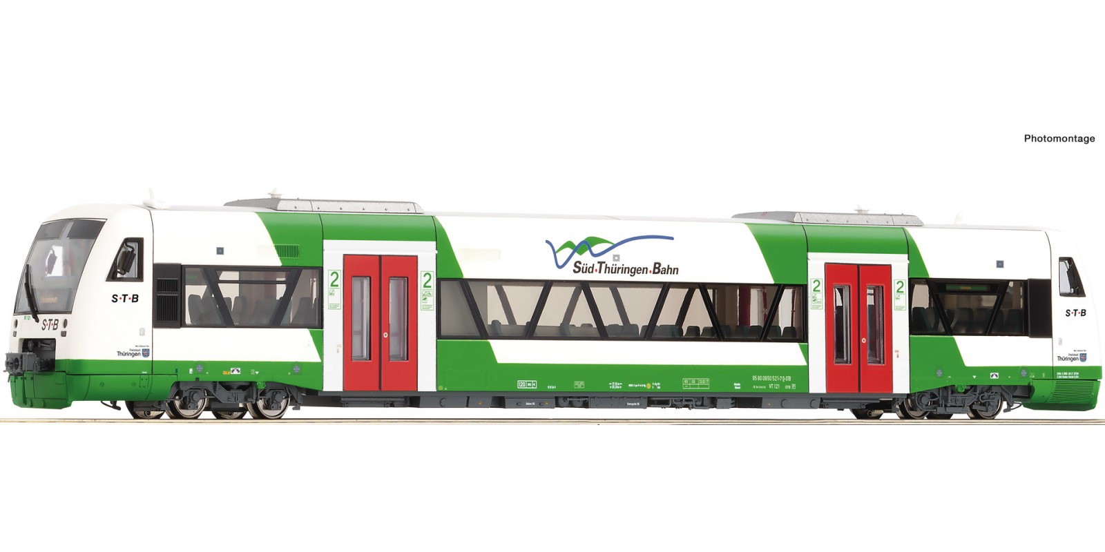 RO70188 Diesel railcar VT 121, ST B                        