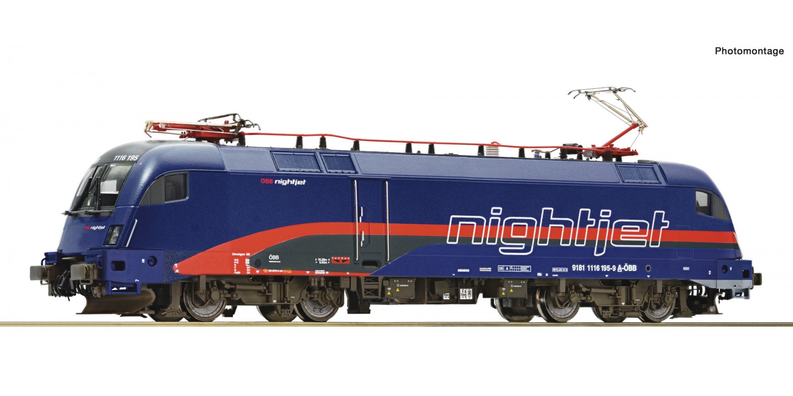 RO70496 Electric locomotive 1216  012-5  Nightjet , ÖBB    