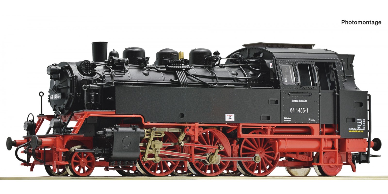 RO7100009 Steam locomotive 64 1455- 1, DR                    