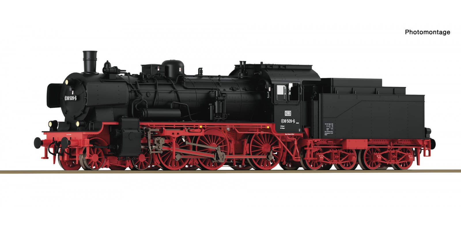 RO71379 Steam locomotive 038 509- 6, DB                    