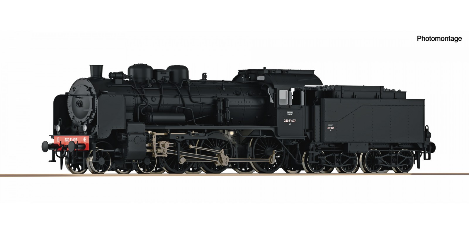 RO71385 Steam locomotive 230 F 60 7, SNCF                  