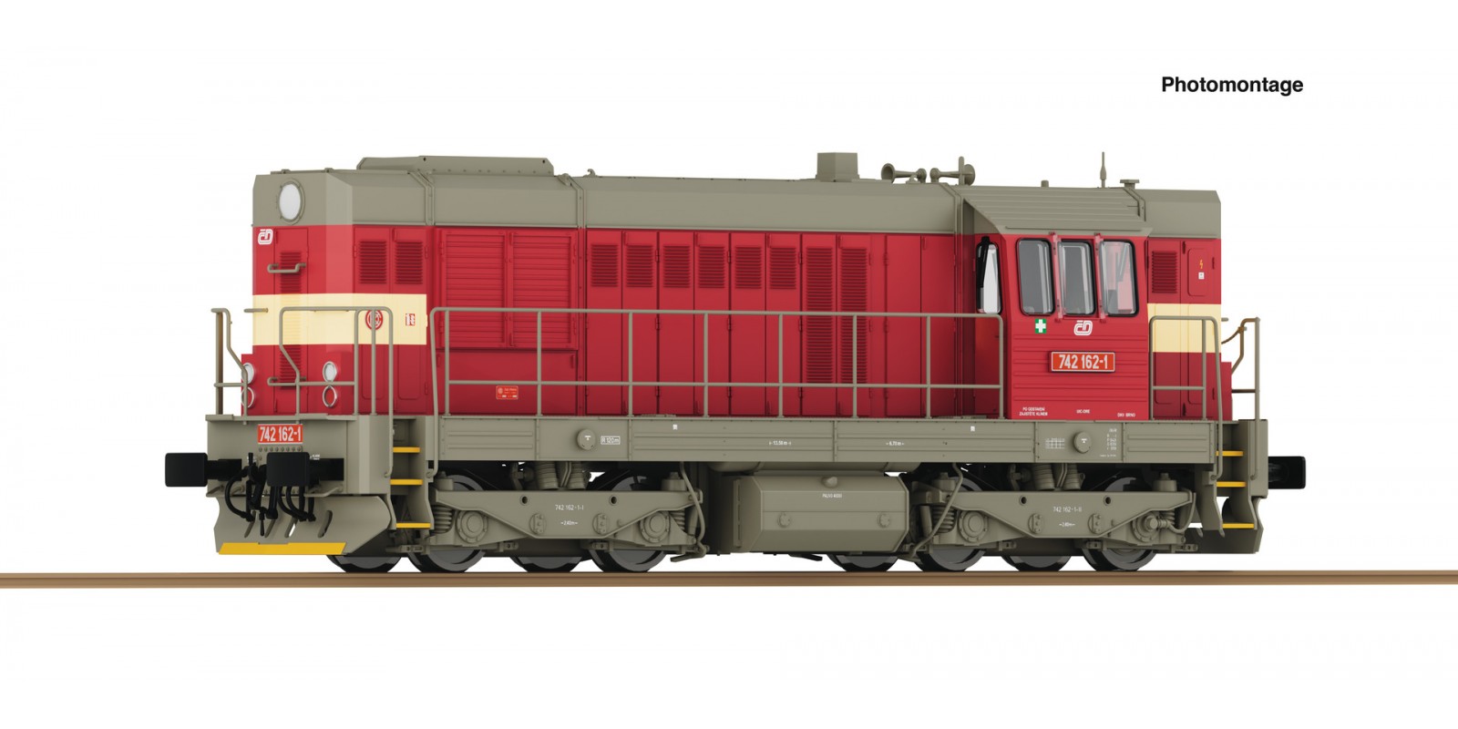 RO7300014 Diesel loco 742 CD                                 