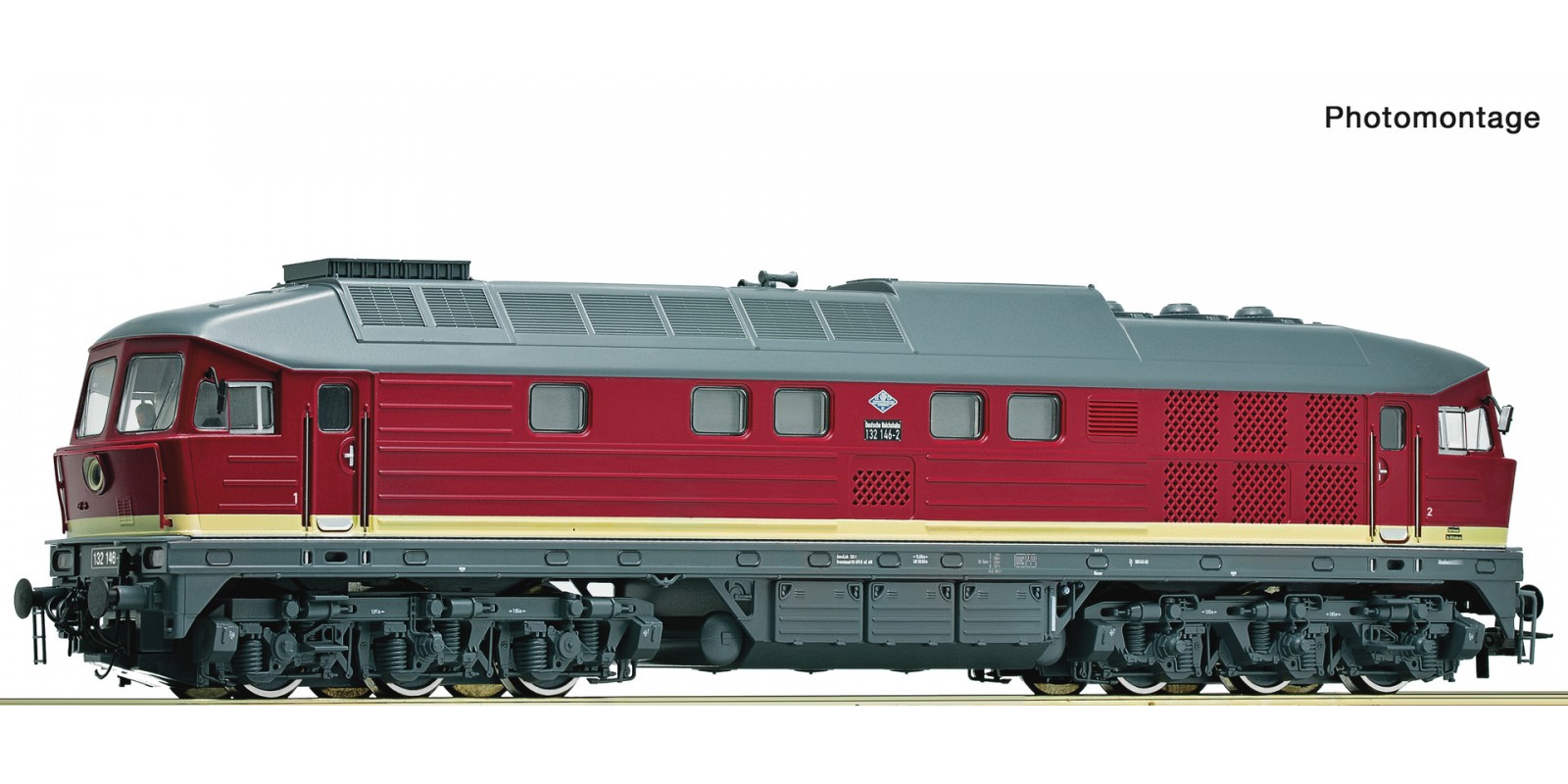 RO7300039 Diesel locomotive 132 146 -2, DR                   