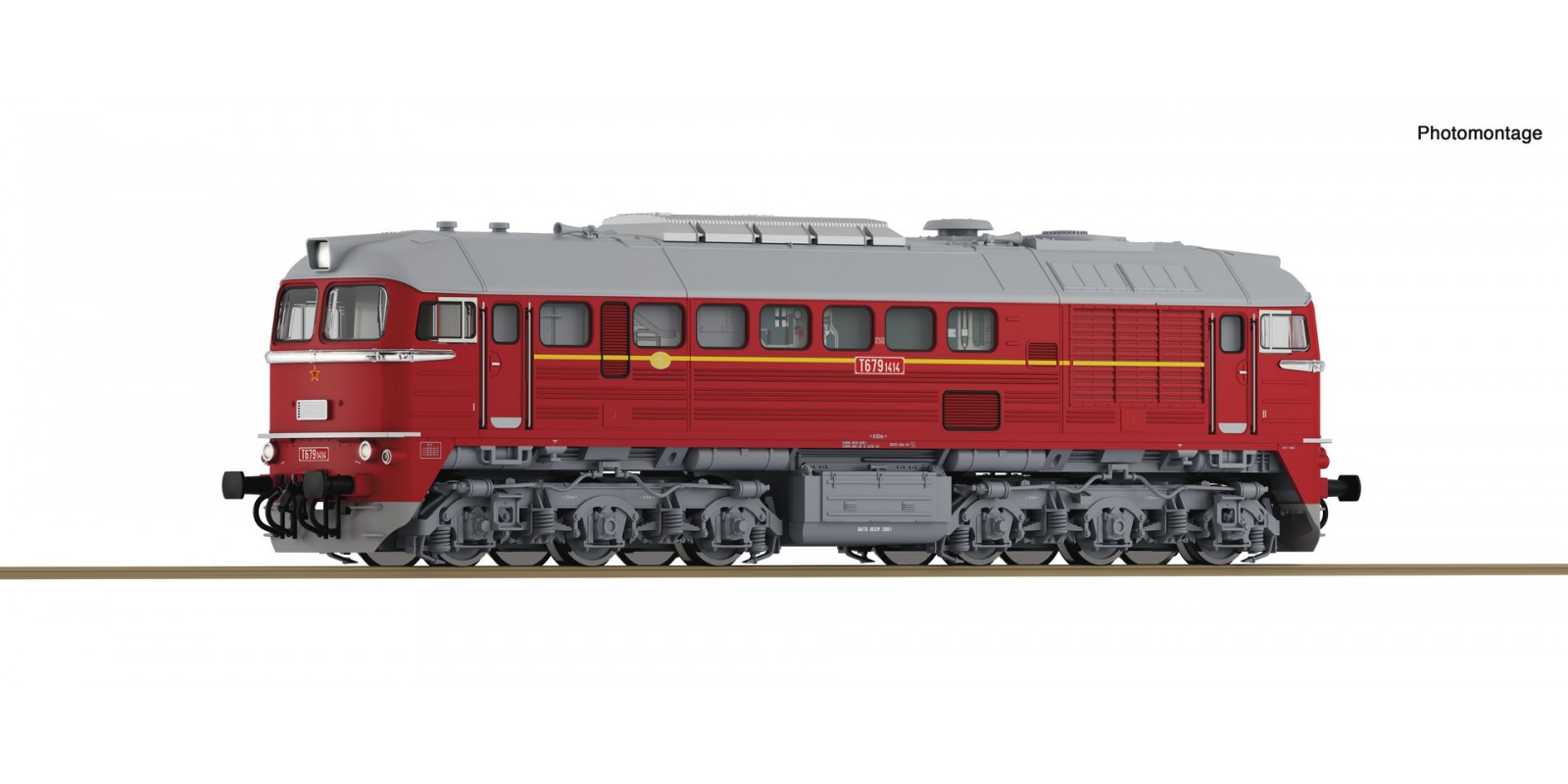 RO7300040 Diesel locomotive T 679.1 , CSD                    