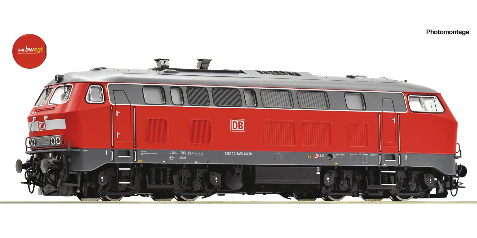 RO7300044 Diesel locomotive 218 435 -6 DB AG                 