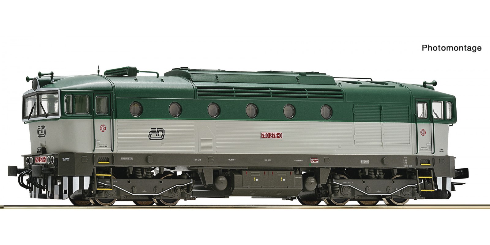 RO7310034 Diesel locomotive 750 275 -0, CD                   