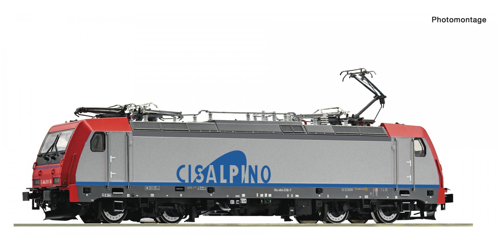 RO7500031 Electric locomotive Re 48 4 018-7, Cisalpino       