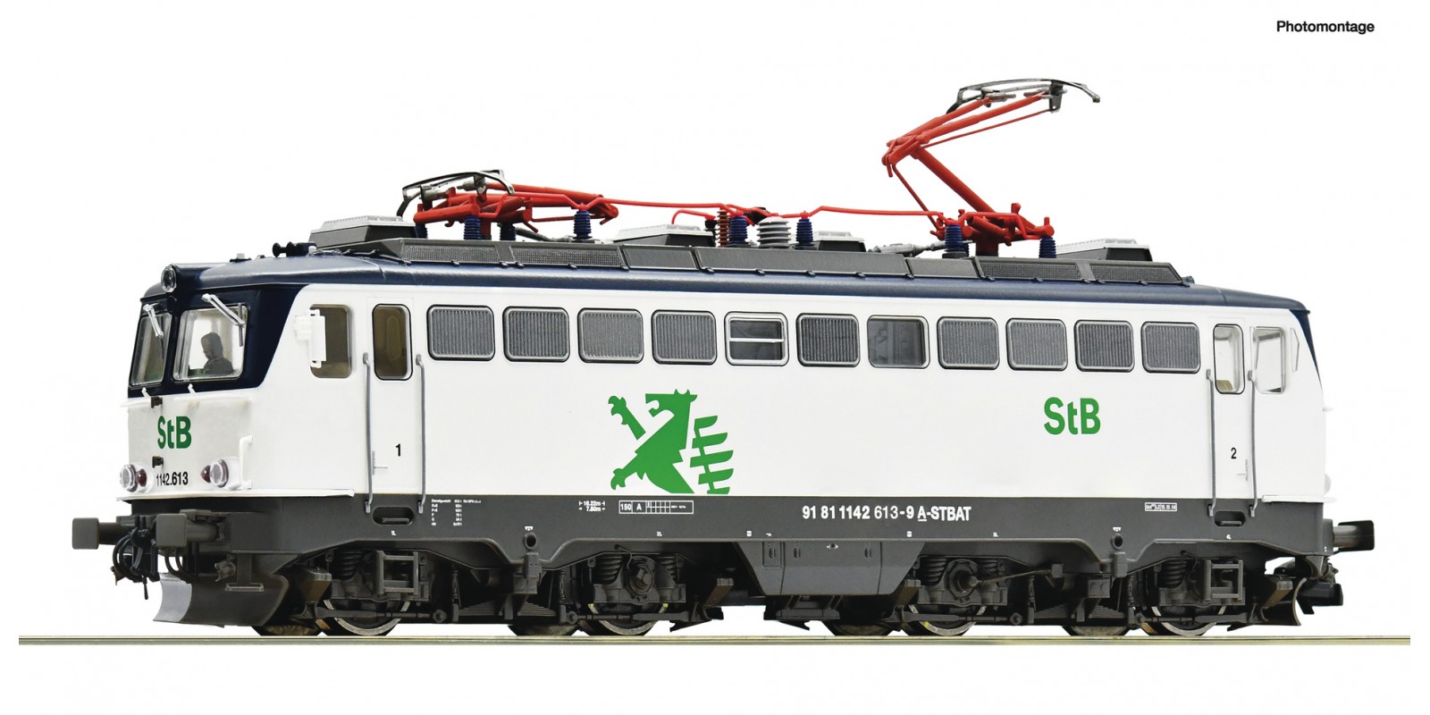 RO7500042 Electric locomotive 1142  613-9, StB               