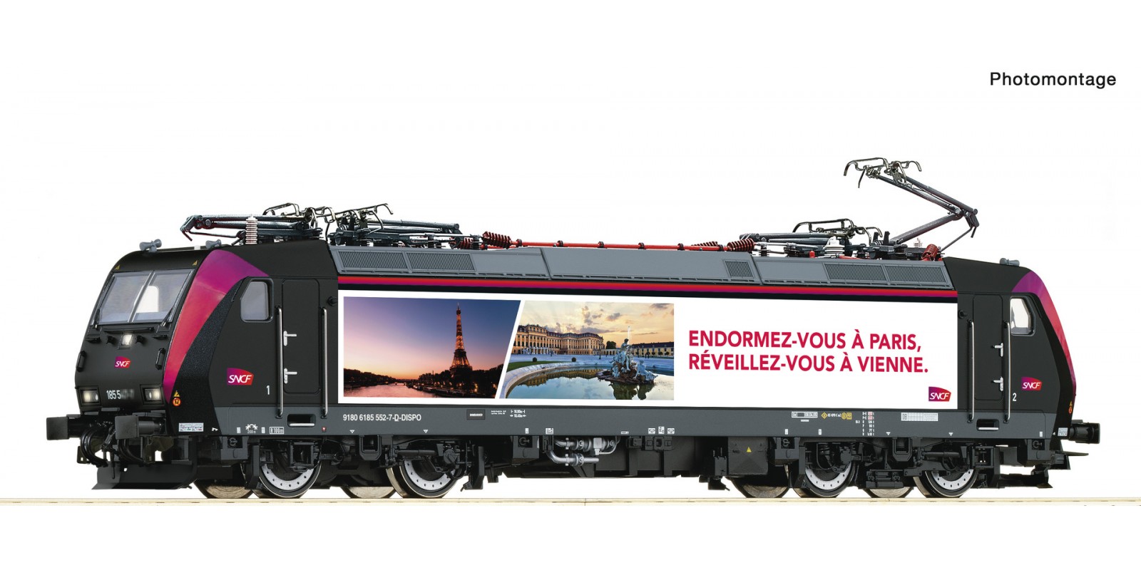 RO7500053 Electric locomotive 185 5 52-7, MRCE/SNCF          