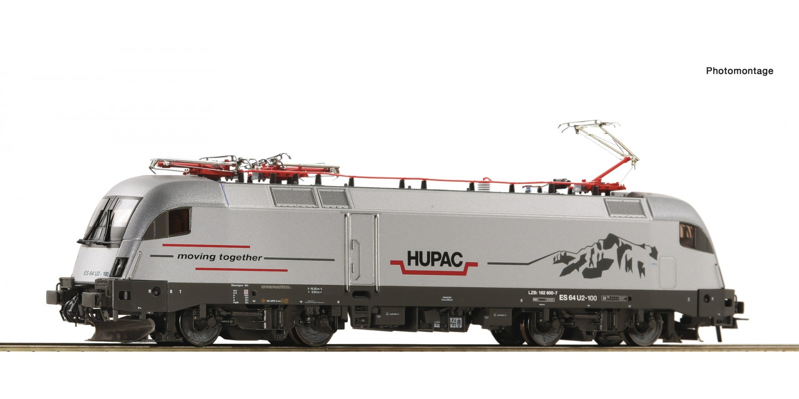 RO7500070 Electric locomotive ES 64  U2-100, HUPAC           