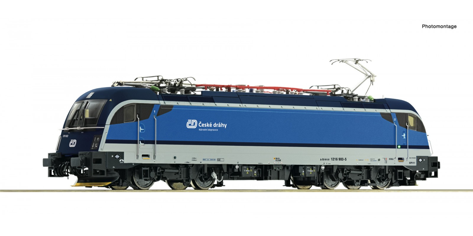 RO7510012 Electric locomotive 1216  903-5, CD                