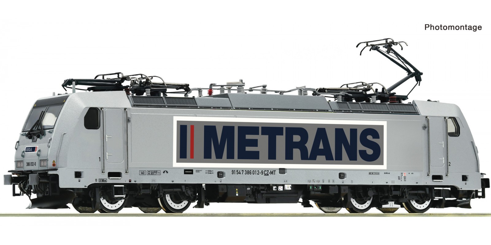 RO7520016 Electric locomotive 386 0 12-9, Metrans            