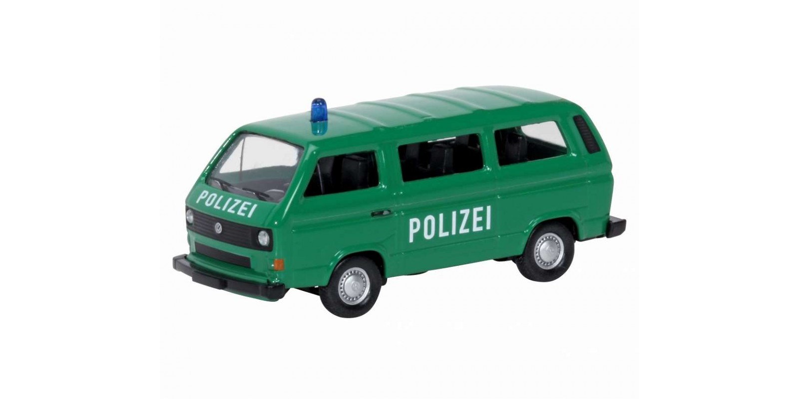 SC452606900 VW T3 Αστυνομικό Λεωφορείο τύπου Minibus της Γερμανικής Ομοσπονδιακής Αστυνομίας, από μέταλλο, κλίμακα 1:87