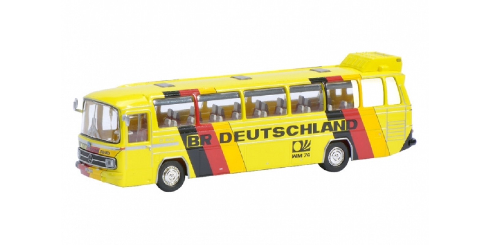 SC452615700 Mercedes-Benz O302 "Mannschaftsbus BRD, Fußball WM 1974", 1:87