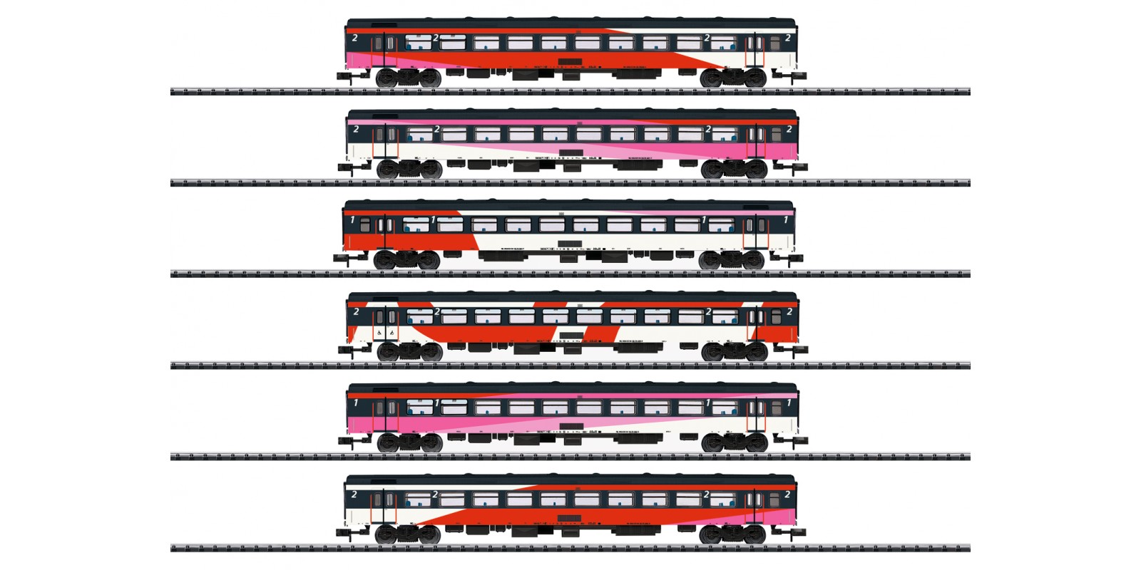 T15389 - ICRm Express Train Passenger Car Set