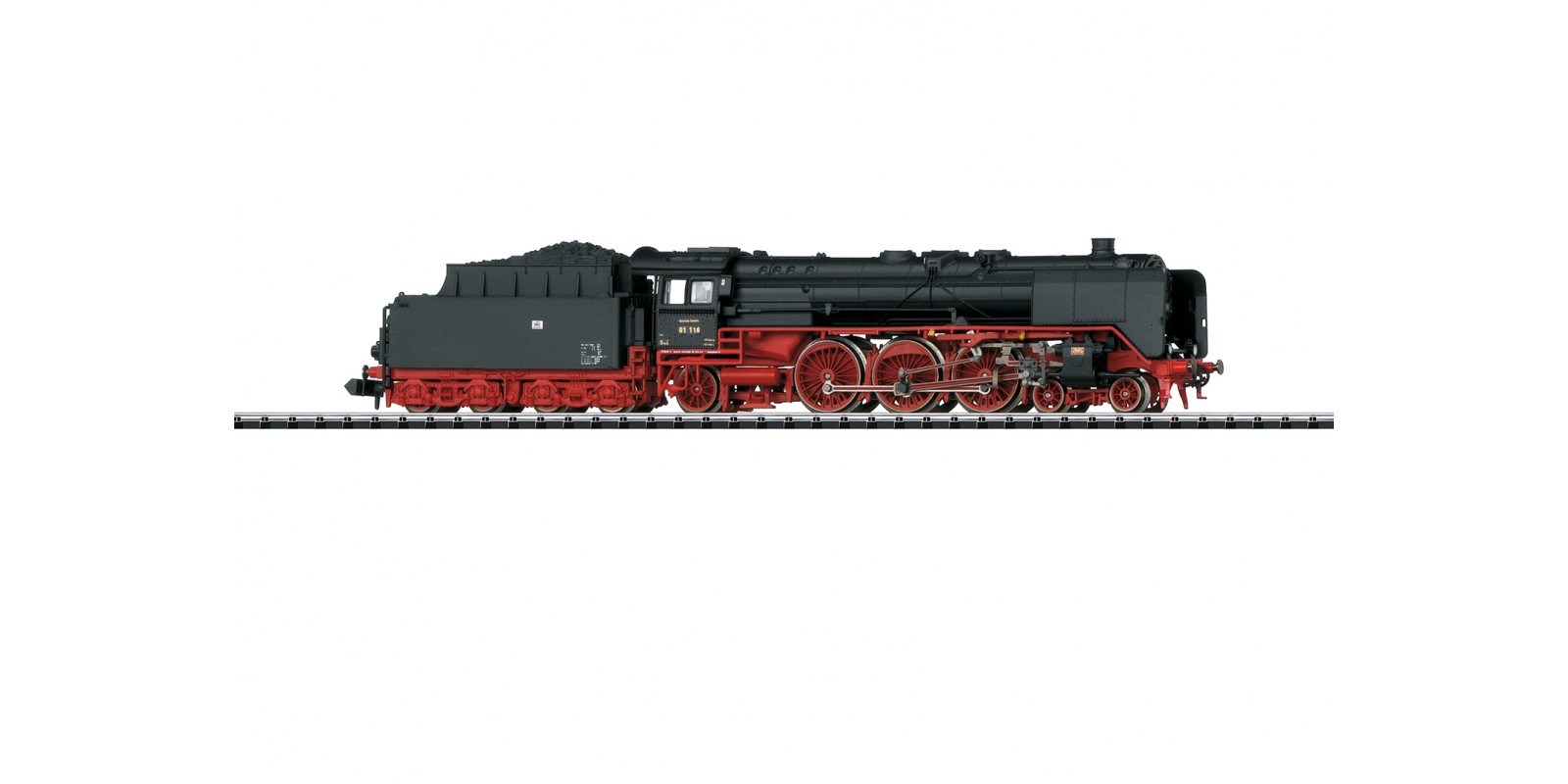 T16011 Steam Locomotive with a Tender, Road Number 01 118