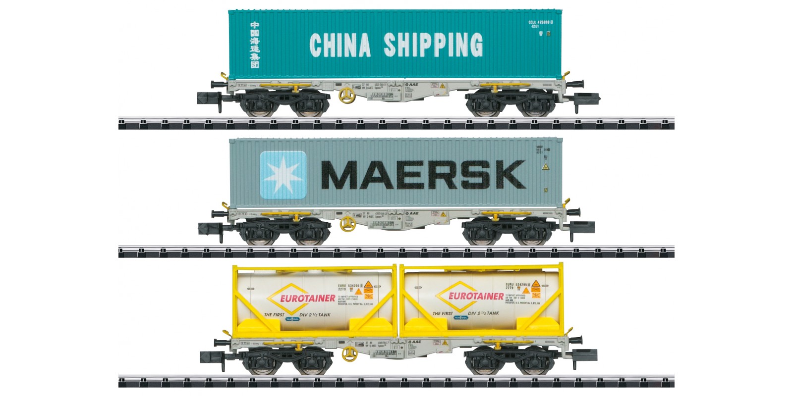 T18703 Type Sgmmns 190 Container Transport Car Set
