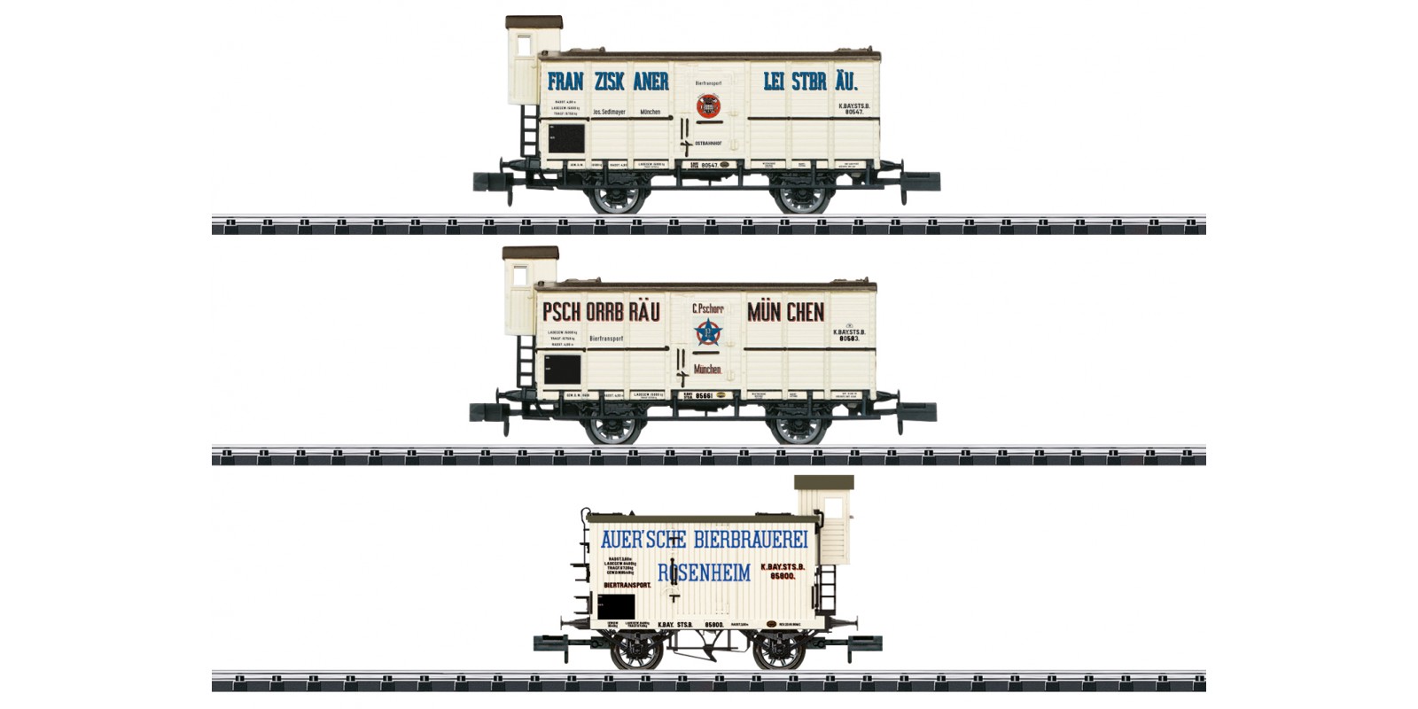 T18726 Beer Transport Freight Car Set