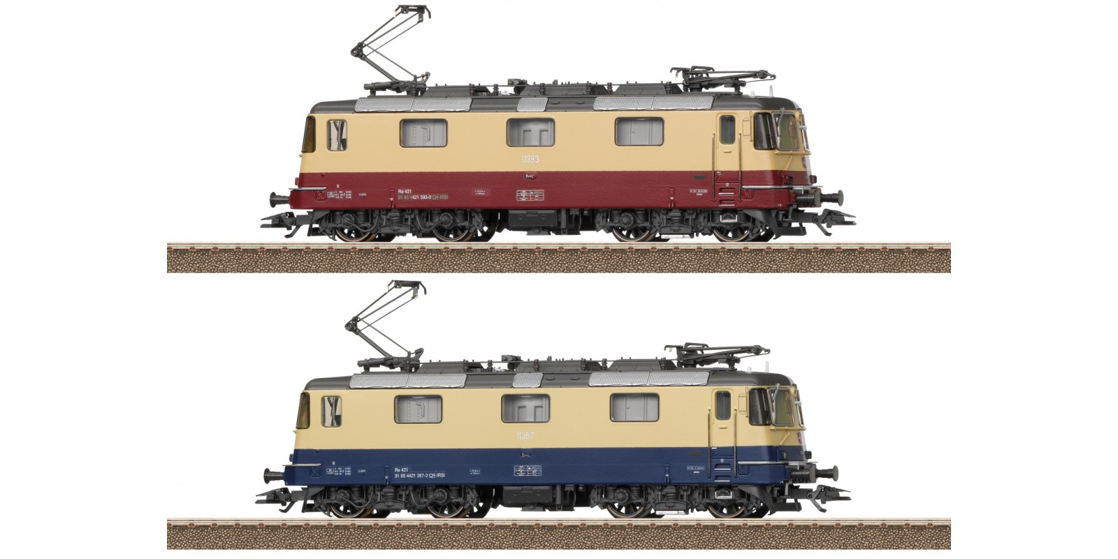 T25100 Class Re 421 Double Electric Locomotive Set
