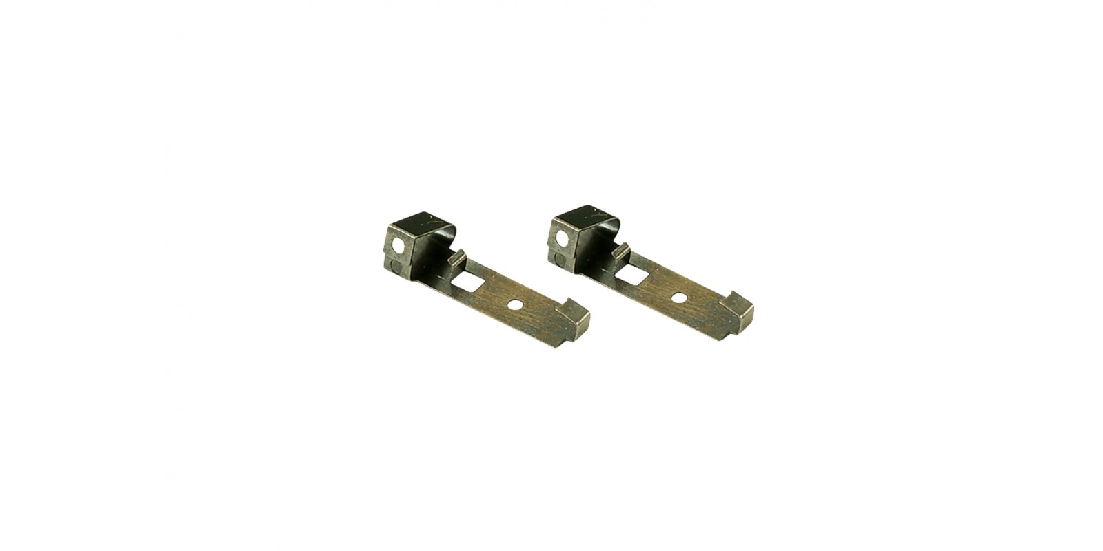 T66554 Two Feeder Clips, Single Conductor, for Track with Concrete Ties