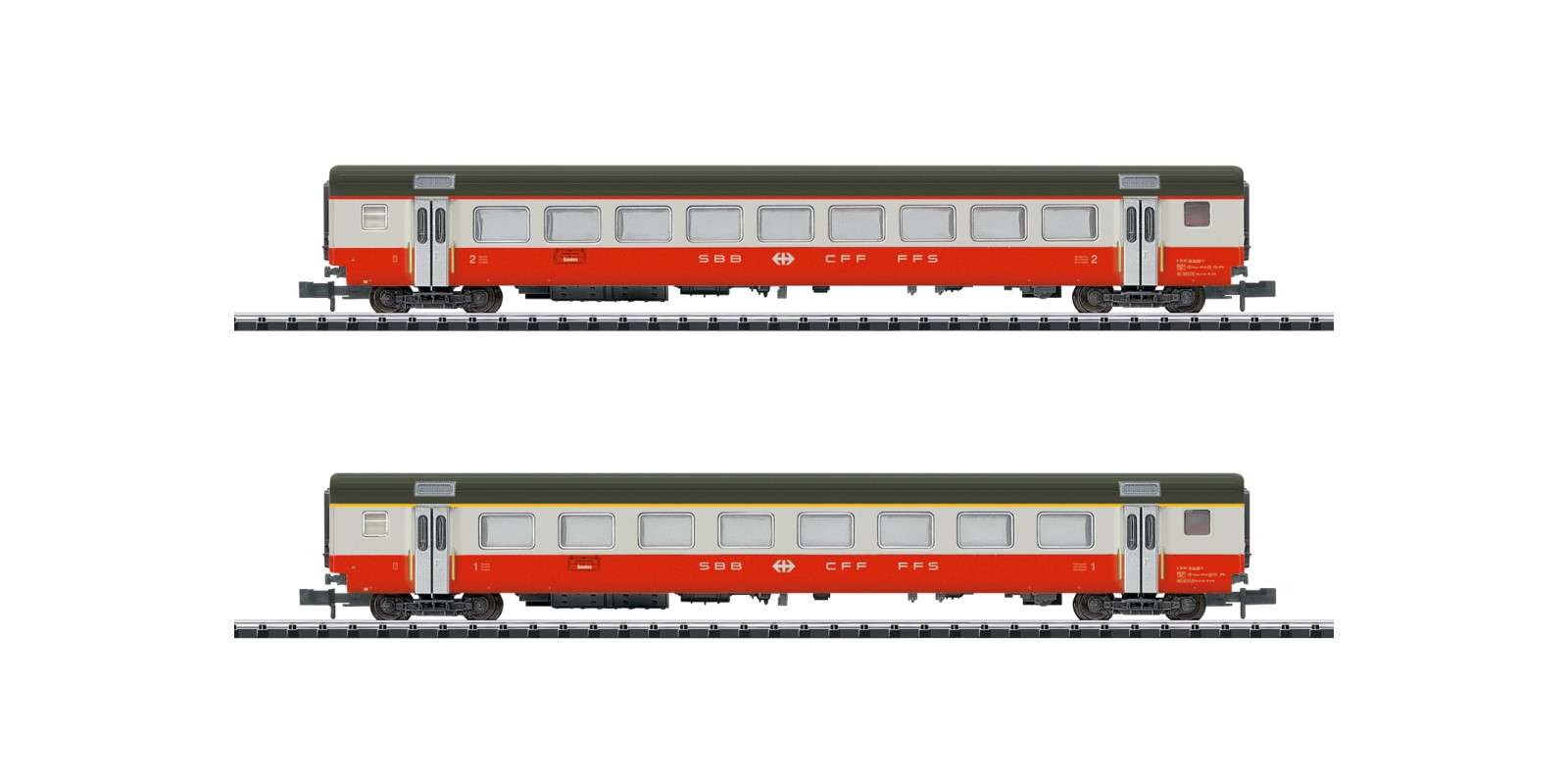 T18721 Swiss Express Express Train Car Set Part 2