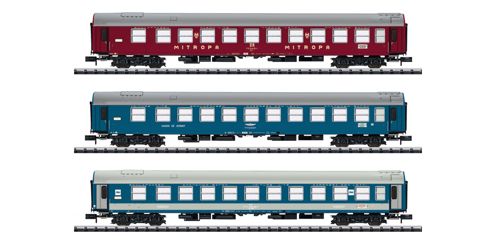 T15996 "Baltic-Orient Express" Express Train Passenger Car Set