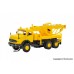 VI8022 H0 MB round bonnet 3-axle recovery crane with rotating flashing lights, basic, functional model