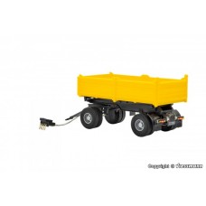 VI8215 H0 2-axle dump trailer, yellow, functional model