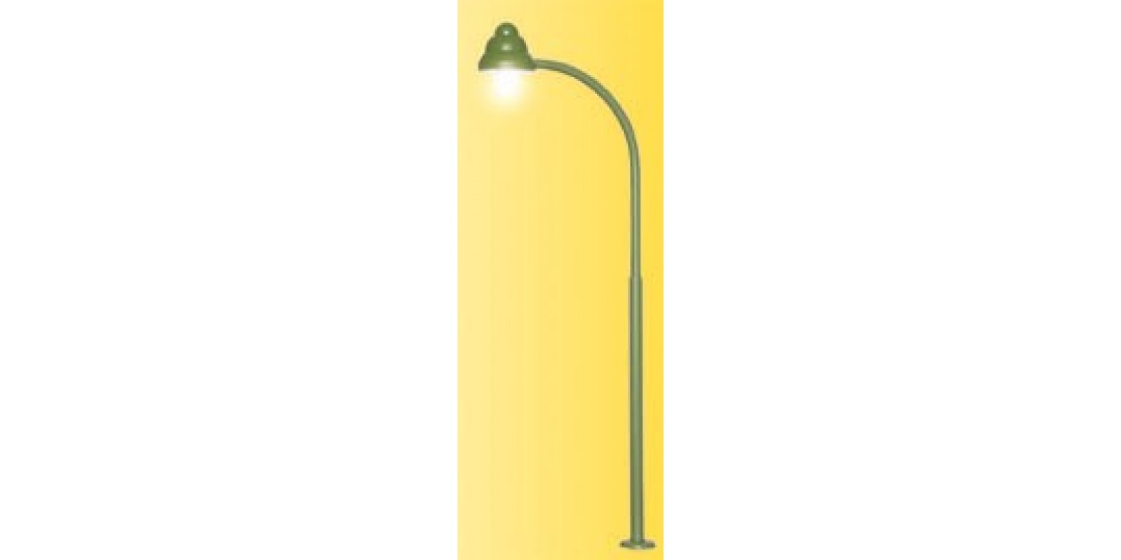 VI6729 H0 Standard gas lamp, green, LED warm-white, kit