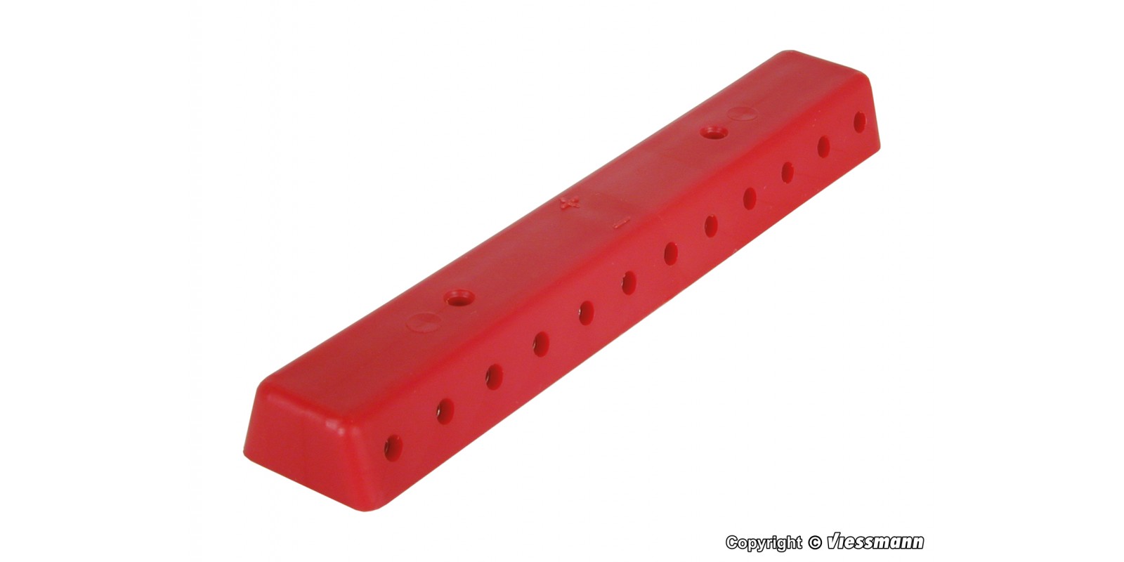 VI6844 Rail red with screws, 2 pieces 