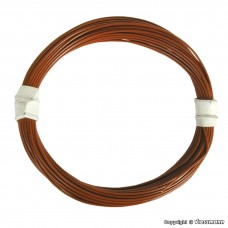 VI6892 Super thin special wire 0,03 mm², brown, 5 m