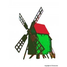 KI37156 N Windmill, 2 pieces