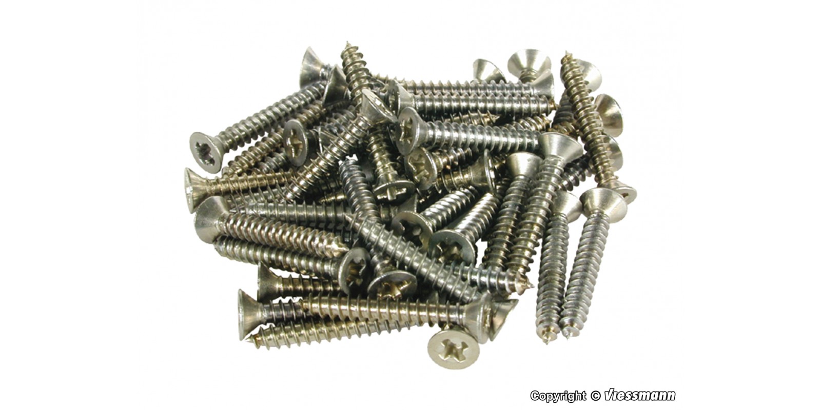 Vi4178 H0 Cross-head screws 2,2 x 16 mm, 50 pieces 