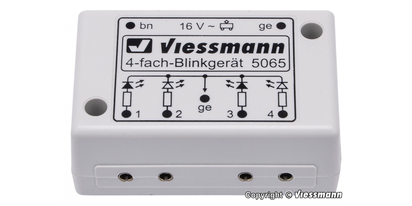 VI5065 4-fold indicator blinking electronics for St. Andrew`s crosses