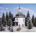VO47612 N Silent Night Memorial Chapel with LED lighting and artificial snow, functional kit 