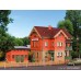 Vo43529 H0 Gatekeeper`s house Esslingen with chickenhouse and garden fence