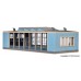 VO45765 H0 E-Loco shed with door lock mechanism, double track, functional kit